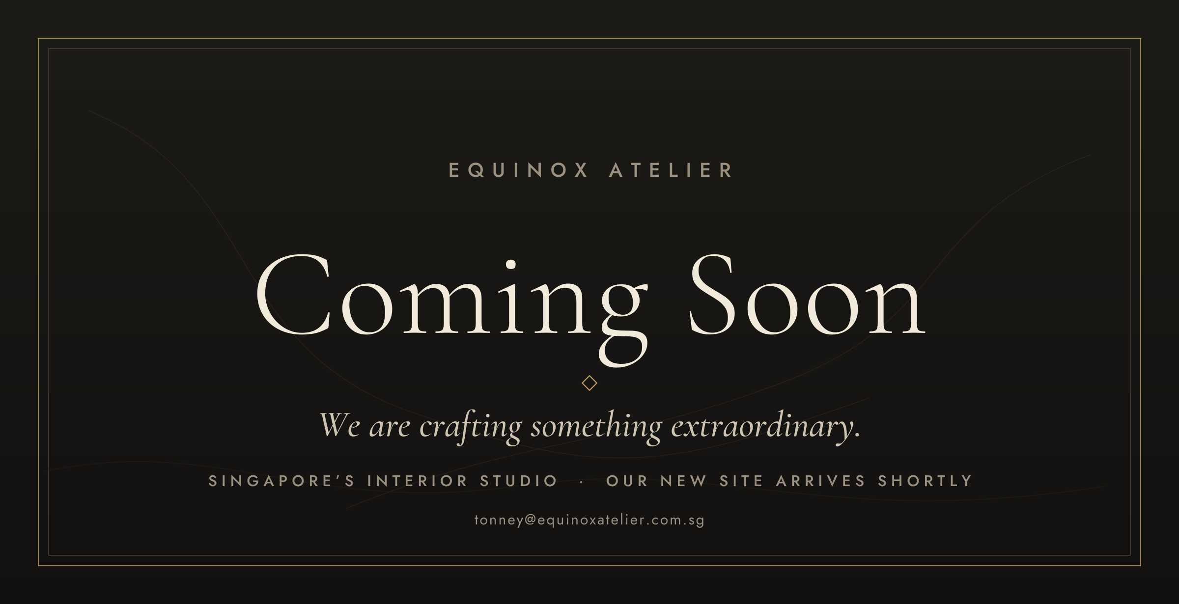 Equinox Atelier website under construction – Coming Soon